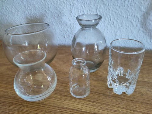 Konvolut kleine glasvasen - konvolut,