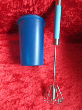 *+*Handquirl Schneebesen mit Becher  800ml blau  *+*