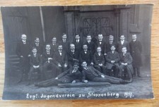 Altes Gruppen Foto Essen Stoppenberg / Evangelischer Jugendverein 1917