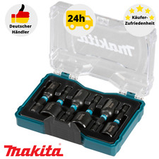 Makita Impact Black Stecknuss-Set mit Sechskant-Schaft E-15768 Kunststoffbox