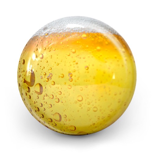 Bowling ball otb beer - bowling,