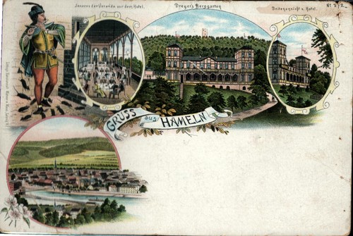 Gruss aus hameln litho - hameln,