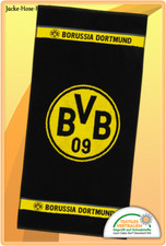 Borussia Dortmund BVB Duschtuch Badetuch Logo Schwarz Gelb Gr: 70x140cm NEU