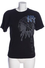 ABERCROMBIE & FITCH T-Shirt Damen Shirt Gr. DE 36 schwarz-blau-hellgrau