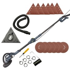 Trockenbauschleifer mit 2 KöpfenTitan PTSM85230D Schleifgiraffe Deckenschleifer 