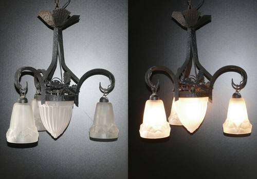 Jugendstil deckenlampe pate - jugendstil, deckenlampe,