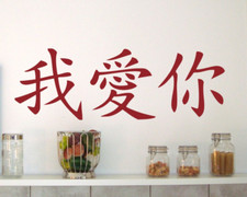 Samunshi Wandtattoo chinesisch