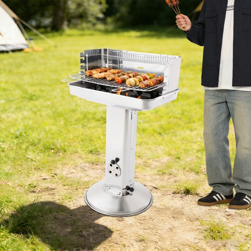 Edelstahl-Säulengrill