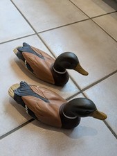 James Haddon Enten Holzenten Sammlerstück Deko Figur Holzfigur