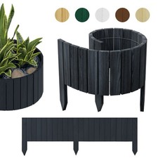 Rasenkante Holz Beeteimfassung