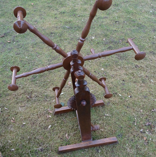 Wollhaspel antik holz - antik,