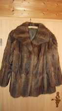Echt pelz jacke braun - jacke,