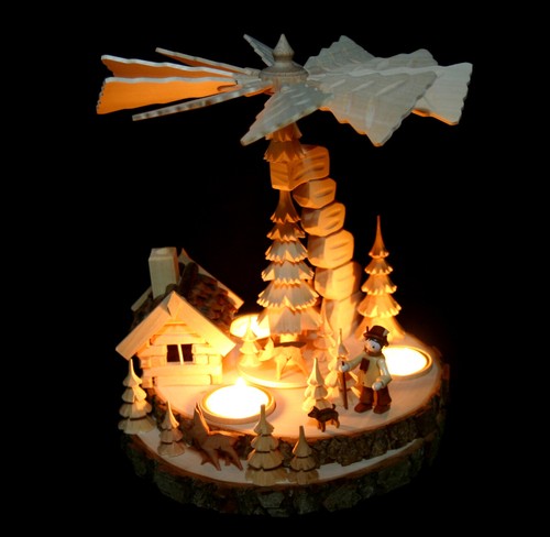 Teelicht pyramide 30cm - pyramide,