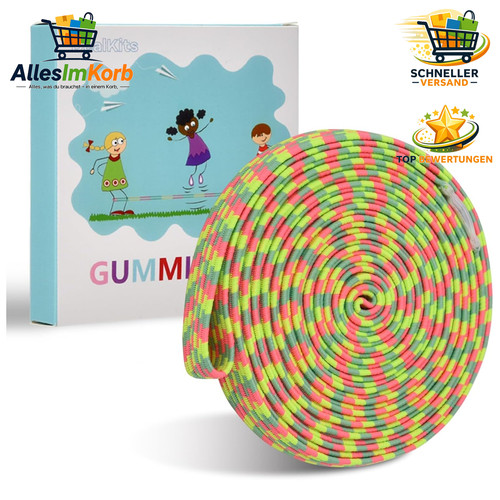 Gummitwist set mit - gummitwist, 4m