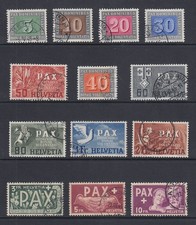 Schweiz 1945 Pax-Satz Mi.-Nr