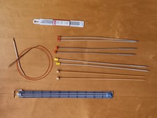 Verschiedene gebrauchte Stricknadeln + Inox Art. 538 noch original verpackt