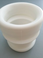 Wisa WC Anschlussstutzen Manschette Kunststoff weiss excentrisch Modell 7