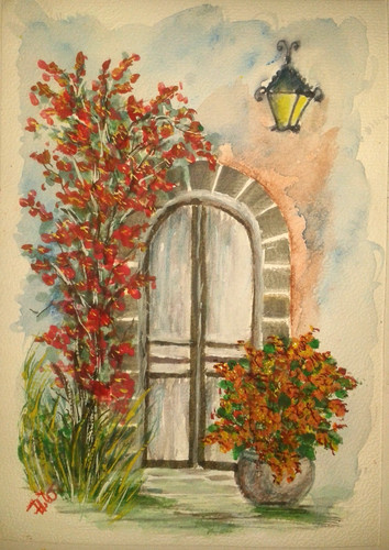 Original gemälde aquarell - original,