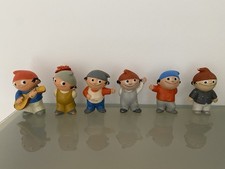 Mainzelmännchen Figuren 11 cm; 6 Stk.; ca. 70er Jahre; Rarität