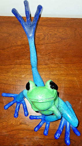 Frosch figur keramik - frosch,