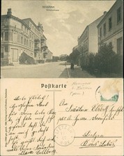 Postcard Neudamm (Neumark) Dębno Wilhelmstraße Myśliborski (Kreis Soldin)  1915