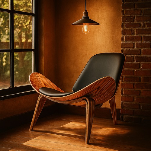 Klassischer shell chair lounge - klassischer,