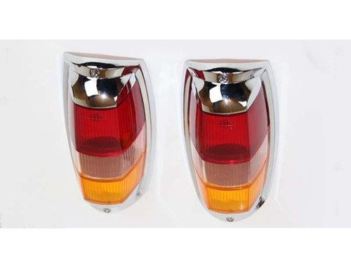 Rücklichtgläser rot amber - 2x,