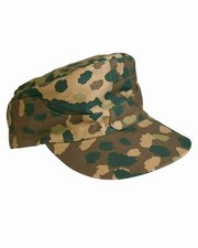 WH Feldmütze M44 Erbsentarn Drillich Wehrmacht Uniformmütze Fieldcap Peadot Camo