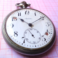 Ältere Metall Taschenuhr DOXA