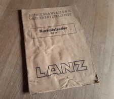 Orig Lanz Betriebsanleitung