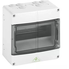 Spelsberg AK 09 Kleinverteiler 1-reihig 9 Teilungseinheiten IP65 200x200x122mm