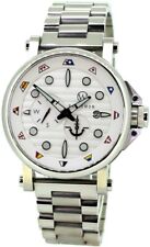 Palaemon Designer Herrenuhr Automatik Edelstahl Uhrband 44mm 10ATM weiß Weimar