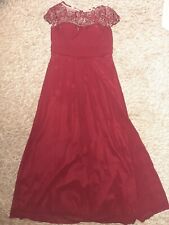 Damen Cocktailkleid, Ballkleid, Abendkleid Gr. 40 Dunkel Rot Neu?