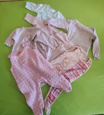 Body Langarm, 2 Wickelshirts 50 Mädchen Neugeborene, Strampler 62 68 56 Set