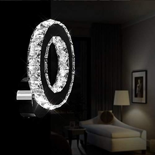 Led wandleuchte kristall innen - led,