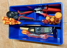 Elektriker werkzeugkasten - elektriker,