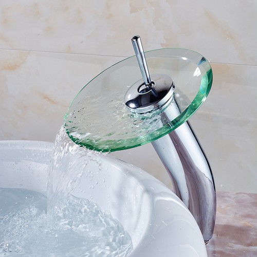 Wasserfall glas wasserhahn - wasserfall,