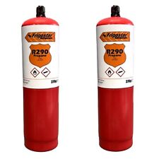 2x Kältemittel R290 Propan 750 ml / 370 g Einwegdose