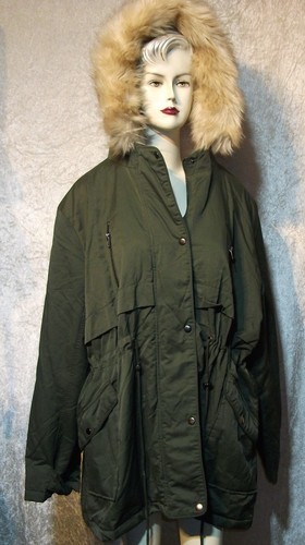 Asos khaki pelz abnehmbar - khaki,