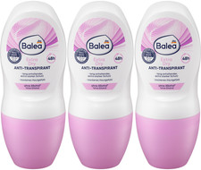 3 x BALEA Deo Roll-on Extra Dry 48h, Antitranspirant für langanhaltende Frische