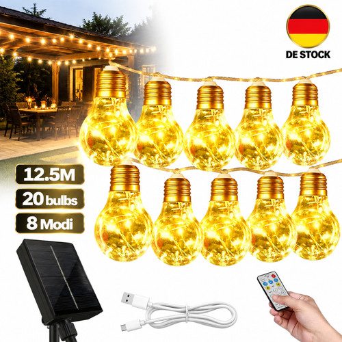Außen led solar lichterkette - led,