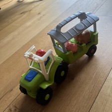 Traktor mit Anhänger Fisherprice Little People Sound Tiergeräusche bauernhof