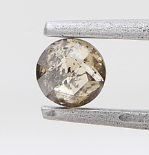 Natürlich Rustikal Diamant 0.26tcw Braune Farbe Rund Rose Schnitt für Geschenk