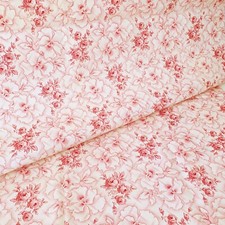 S28 Bauernstoff mit Rosen, unbenutzt, Stoffrest ca. 60 x 128 cm