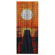 WENKO Tür Vorhang Bambus Raum