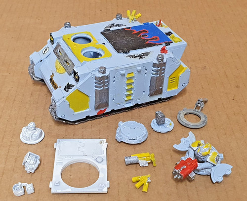 Warhammer 40k rhino tank - tank, mit
