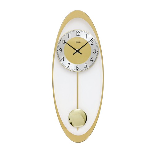 Ams w7417 pendelwanduhr - ams, mit
