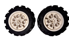 Lego Technik 2 x Räder, Reifen Felge weiß 20 x 30