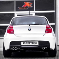 GESTEC Duplex Sportauspuff Endschalldämpfer 2x70 BMW 1er Limousine E81 E87