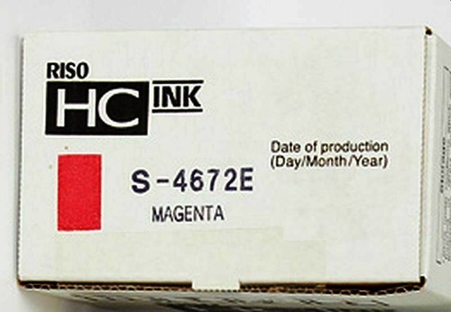 Riso 4672e ink magenta hc - magenta,
